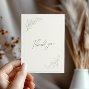 Carte De Remerciements Elle est fraîche sortie du marché Baby Shower Bota