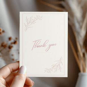 Carte De Remerciements Elle est fraîche sortie du marché Baby Shower Bota