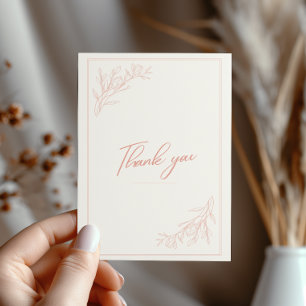 Carte De Remerciements Elle est fraîche sortie du marché Baby Shower Bota