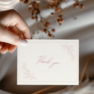 Carte De Remerciements Elle est fraîche sortie du marché Baby Shower bota