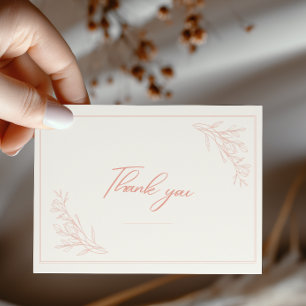 Carte De Remerciements Elle est fraîche sortie du marché Baby Shower Bota