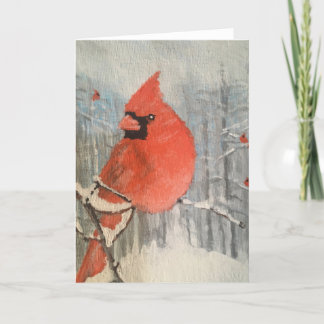 Carte De Remerciements En Attendant Mon Tour Au Chargeur D'Oiseaux