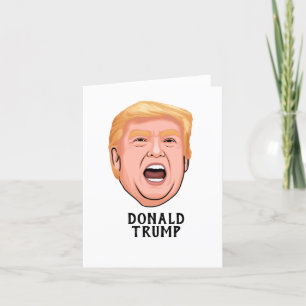 CARTE DE REMERCIEMENTS EN COLÈRE DONALD TRUMP PERSONNALISÉ