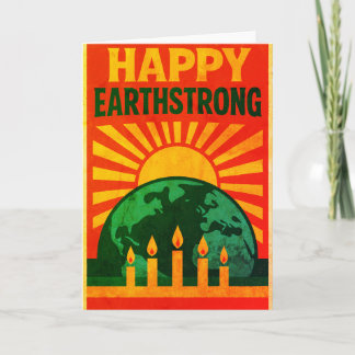 Carte De Remerciements En haut ! Heureux Earthstrong