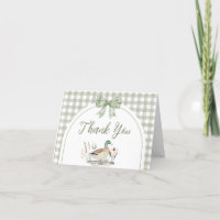 en vichy Sage Green Mallard Duck Baby shower