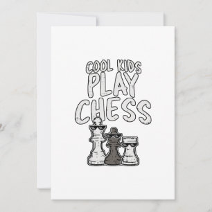 Carte De Remerciements Enfants Cool Jouer aux jeux d'échecs Joueur d'éche