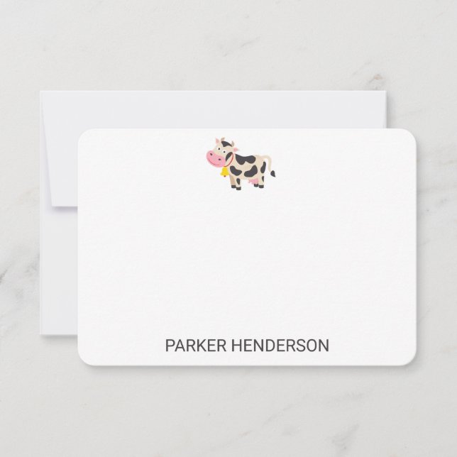 Carte De Remerciements Ensemble de papeterie personnalisé pour enfants de (Devant)