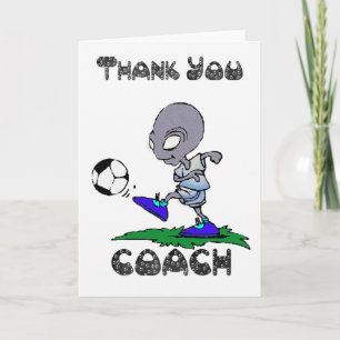 Carte De Remerciements Entraîneur de football Merci, Entraîneur de footba