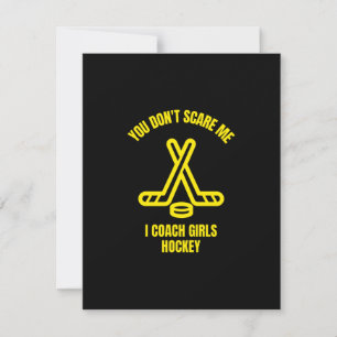 Carte De Remerciements Entraîneur de hockey drôle