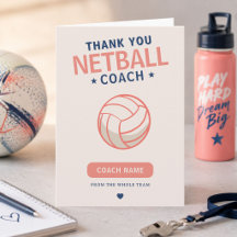 Entraîneur d'une équipe de netball moderne