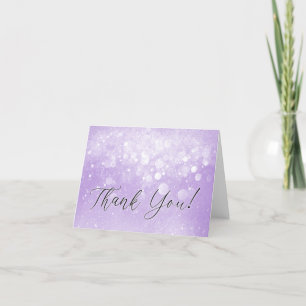 Carte De Remerciements Éperche violette de lavande