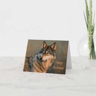 Carte De Remerciements Esprit du loup