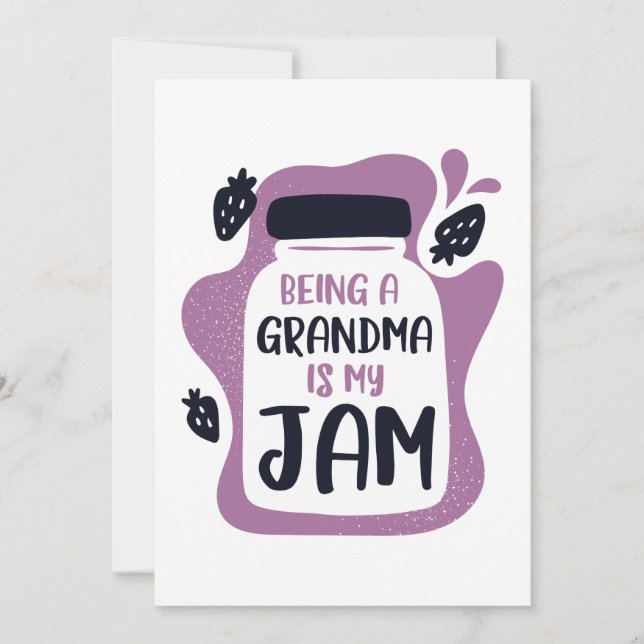 Carte De Remerciements Être Grand-Mère, C'Est Ma Jambe (Devant)