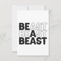 Être une bête Bodybuilding Fitness Gym Sport Lover