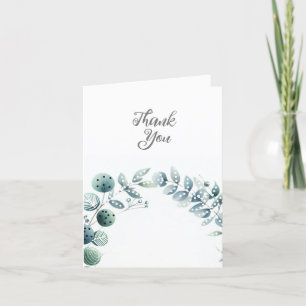 Carte De Remerciements Eucalyptus Botanique