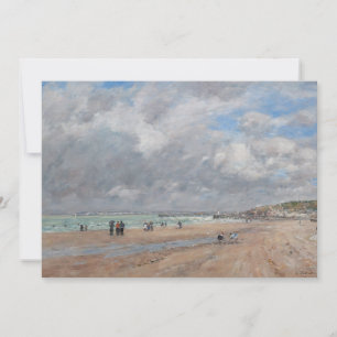 Carte De Remerciements Eugene Boudin - La Plage de Deauville