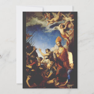Carte De Remerciements Évêque de Saint Januarius de Bénévent