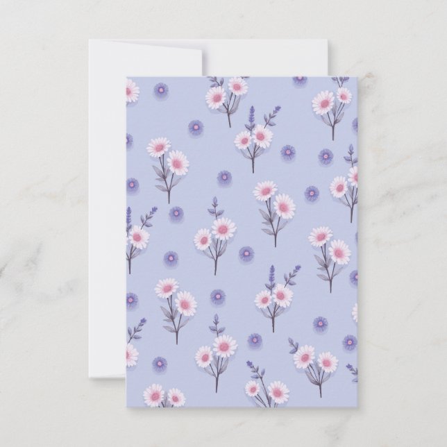 Carte De Remerciements Fairy Dust Daisies (Devant)