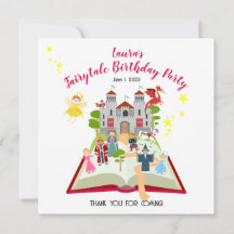 Fairytale Stories Fille fête d'anniversaire
