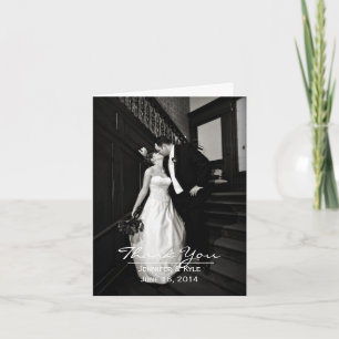 Carte de remerciements fait sur commande de