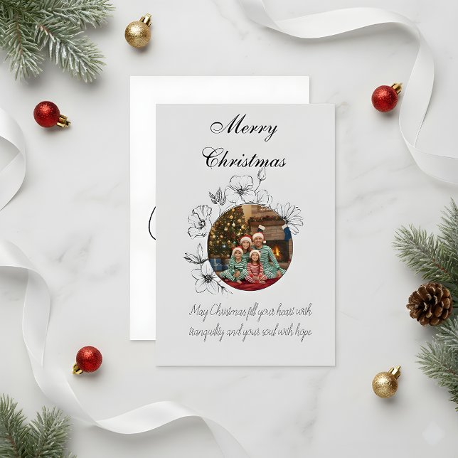 Carte De Remerciements Family Christmas Photo Card (Créateur téléchargé)