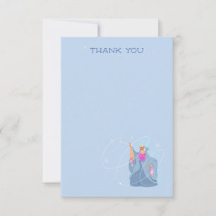Carte De Remerciements Fée marraine Bibbidi Bobbidi Boo Baby Shower