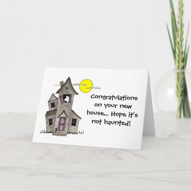 Carte De Remerciements Félicitations pour votre nouvelle maison - Funny C (Devant)