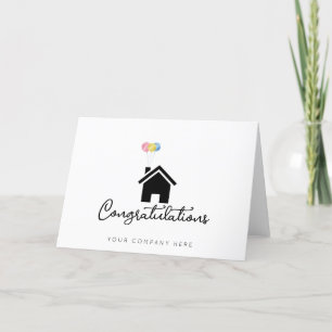 Carte De Remerciements Félicitations pour votre nouvelle maison Immobilie