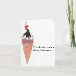 Carte De Remerciements Festin doux