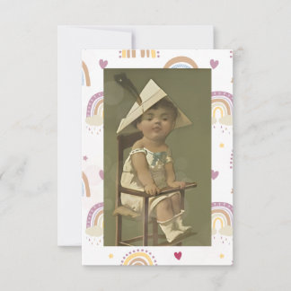 Carte De Remerciements Fête