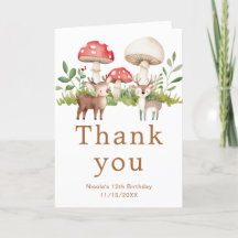 Fête d'anniversaire des cerfs de Woodland