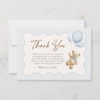 Fête de bébé garçon Ourson que nous pouvons à pein