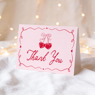 Carte De Remerciements Fête de Bébé Petite Douceur Fantaisiste
