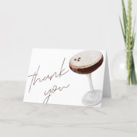Fête de Mariage Aquarelle Espresso Martini
