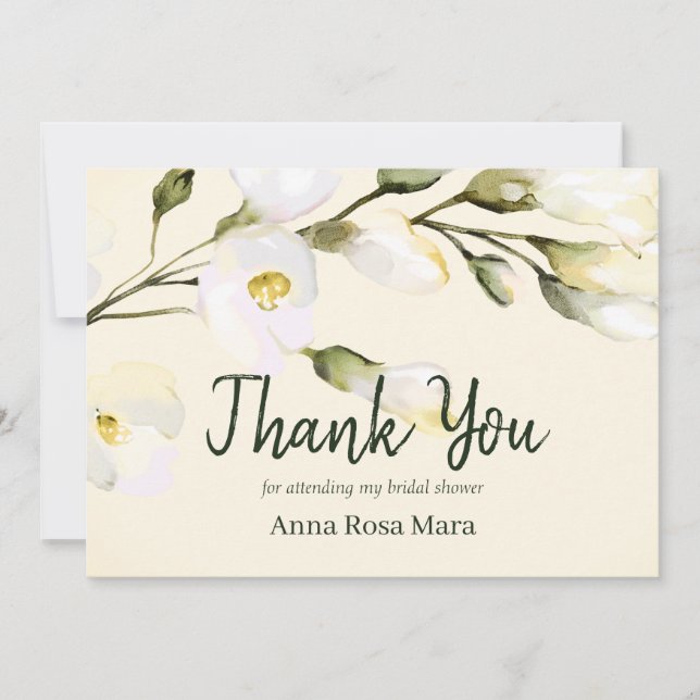 Carte De Remerciements *~* Fête de mariage aquarelle rose de plage Rouge  (Devant)
