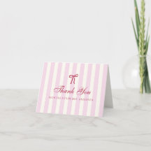 Fête de mariage preppy à rayures roses