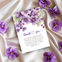 Fête de Naissance Fleurs Violettes Violettes d'Été
