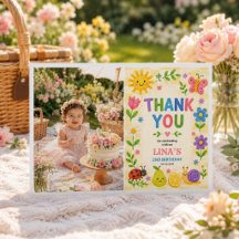 Fête de pique-nique floral pour le 2e anniversaire