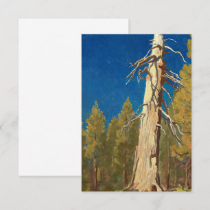 Carte De Remerciements Feuille tombée par Maynard Dixon