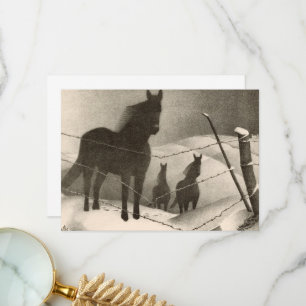 Carte De Remerciements Février par Grant Wood