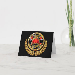 Carte De Remerciements Fire Department Thank You or Blank