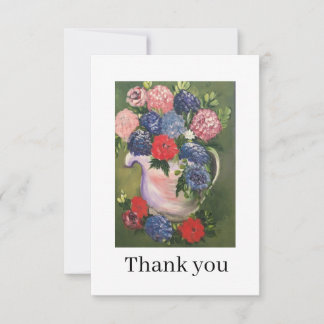 Carte De Remerciements Flat Thank You Card