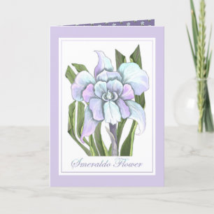 Carte De Remerciements Fleur Smeraldo