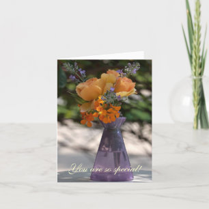 Carte De Remerciements Fleurs pour Debbie
