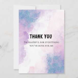 Carte de remerciements Floral Rustique - Pack Peti