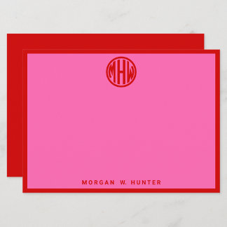Carte De Remerciements Fond personnalisé pour bricolage avec monogramme e