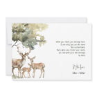 Forêt Bois Animaux Baby shower plat