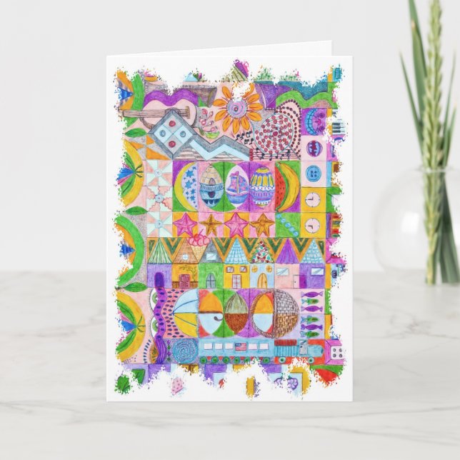 Carte De Remerciements Formes (Devant)