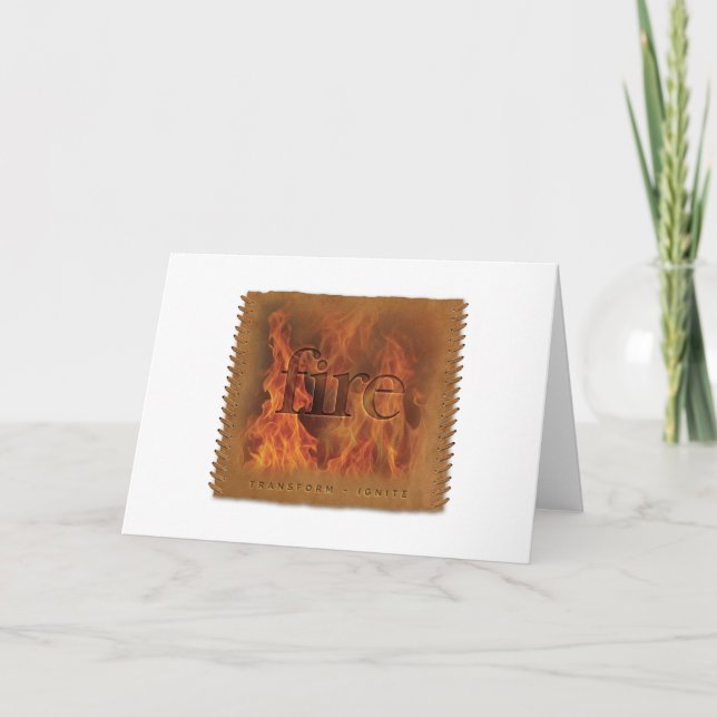 Carte De Remerciements Four Elements - Fire - Greeting Card (Devant)