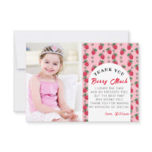 Fraise Berry Beaucoup Fille Anniversaire avec phot